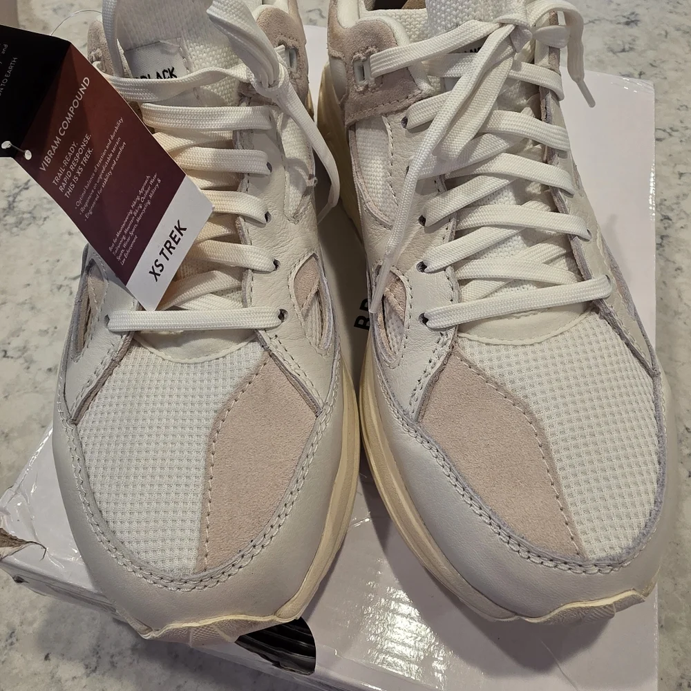 Brandblack Aura 130 sneaker OG White Vibram® RollinGait Sole Size 9.5 NIB - Picture 6 of 16